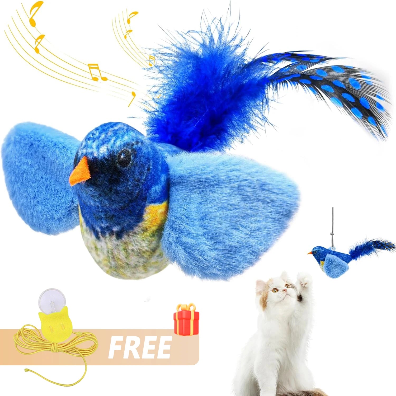 Dog Cat Interactive Ball Toy Automatic Rolling Ball Faux Tail Rechargeable Smart Pet Electric Toy Dog Cat Training Imitate Mouse