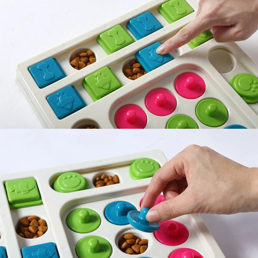 Dog Puzzle Toys Slow Feeder Interactive Puppy Increase IQ Training Game Food Dispenser Slowly Eating NonSlip Bowl Pet Dogs Toy