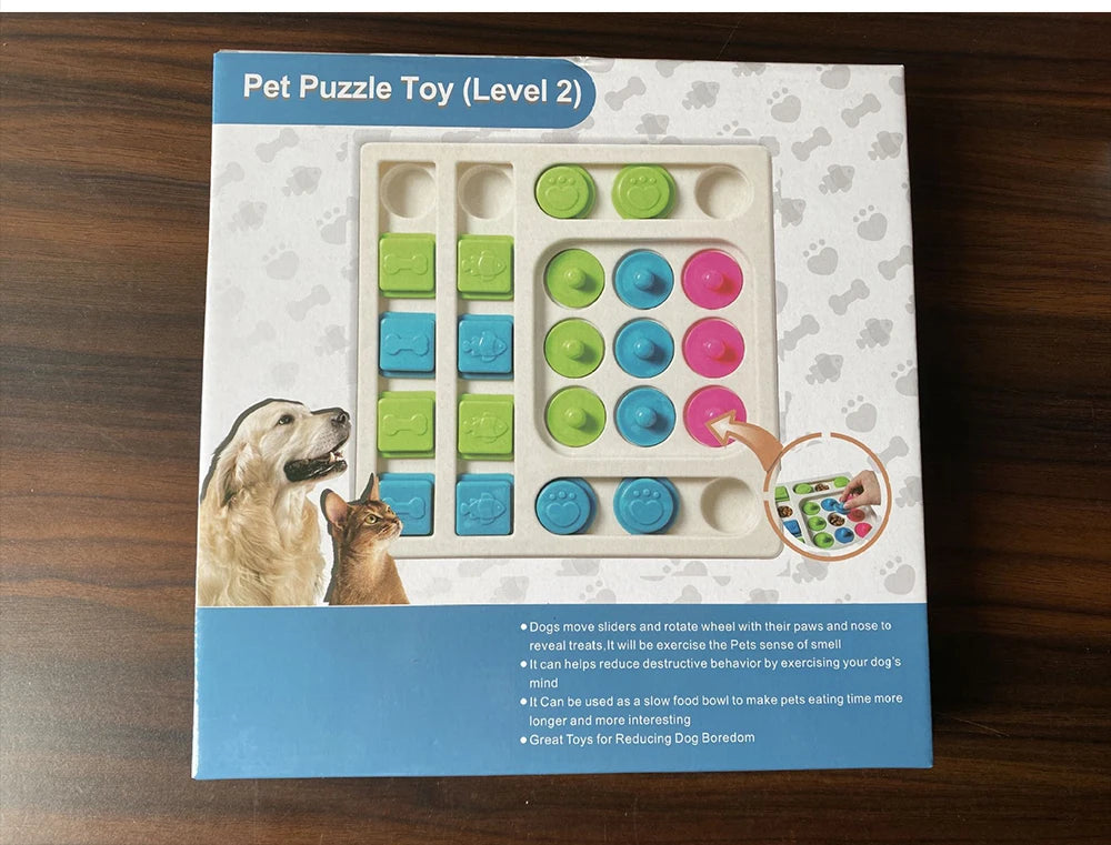 Dog Puzzle Toys Slow Feeder Interactive Puppy Increase IQ Training Game Food Dispenser Slowly Eating NonSlip Bowl Pet Dogs Toy