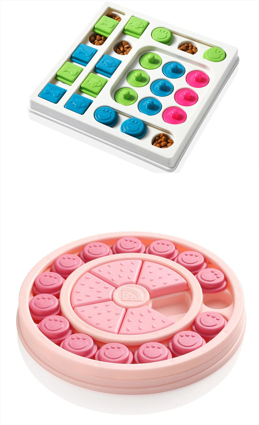 Dog Puzzle Toys Slow Feeder Interactive Puppy Increase IQ Training Game Food Dispenser Slowly Eating NonSlip Bowl Pet Dogs Toy