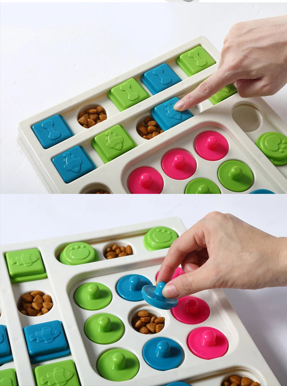 Dog Puzzle Toys Slow Feeder Interactive Puppy Increase IQ Training Game Food Dispenser Slowly Eating NonSlip Bowl Pet Dogs Toy