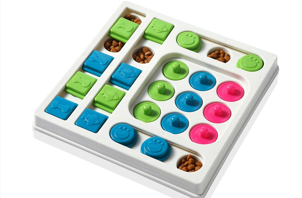 Dog Puzzle Toys Slow Feeder Interactive Puppy Increase IQ Training Game Food Dispenser Slowly Eating NonSlip Bowl Pet Dogs Toy